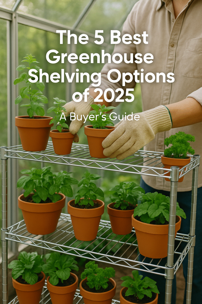 best greenhouse shelving