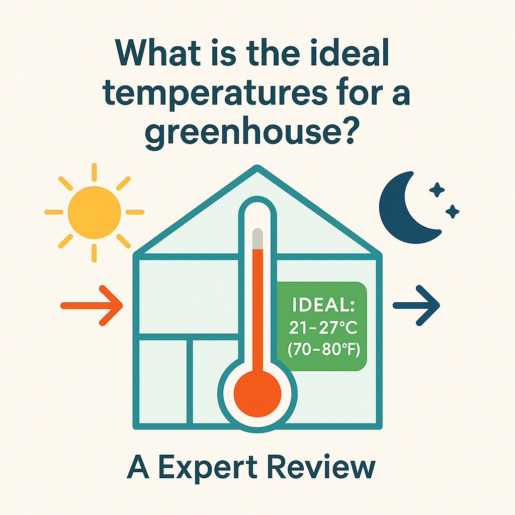 what is the ideal temperature for a greenhouse