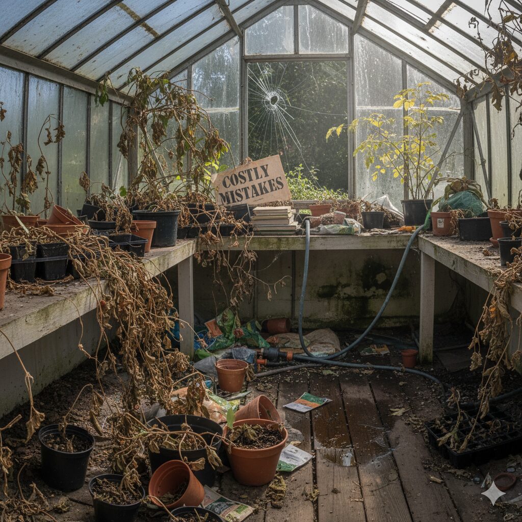 common greenhouse mistakes to avoid
