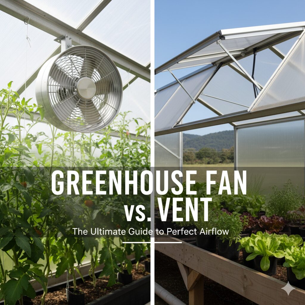 greenhouse fan vs vent